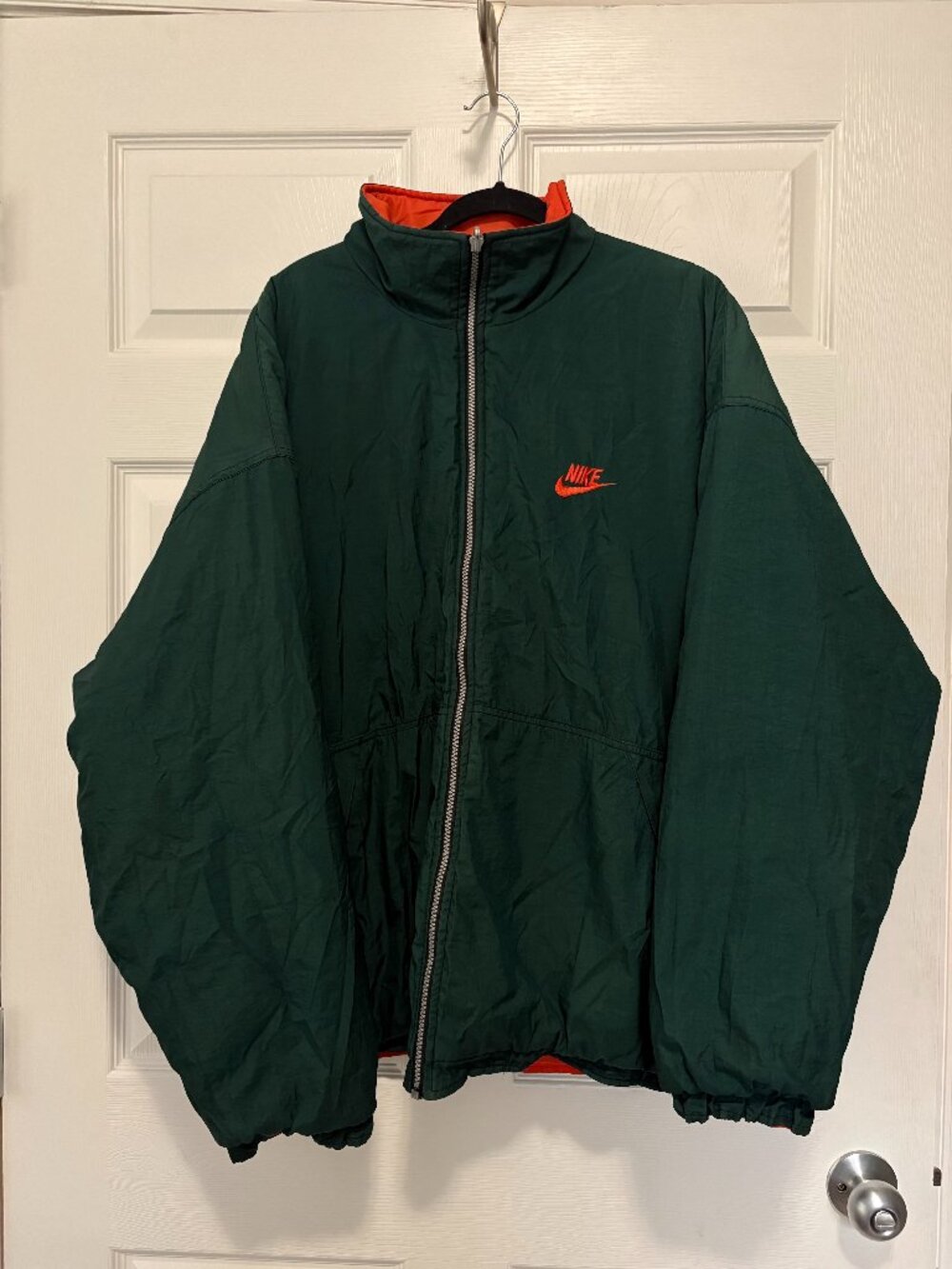 Vintage 90's Nike Reversible Puffer Jacket